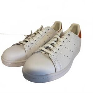 ADIDAS HQ1855 Stan Smith In Size 6. White And Orange